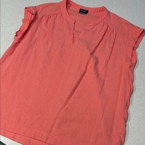 3/$20 Splendid Coral Linen Blouse